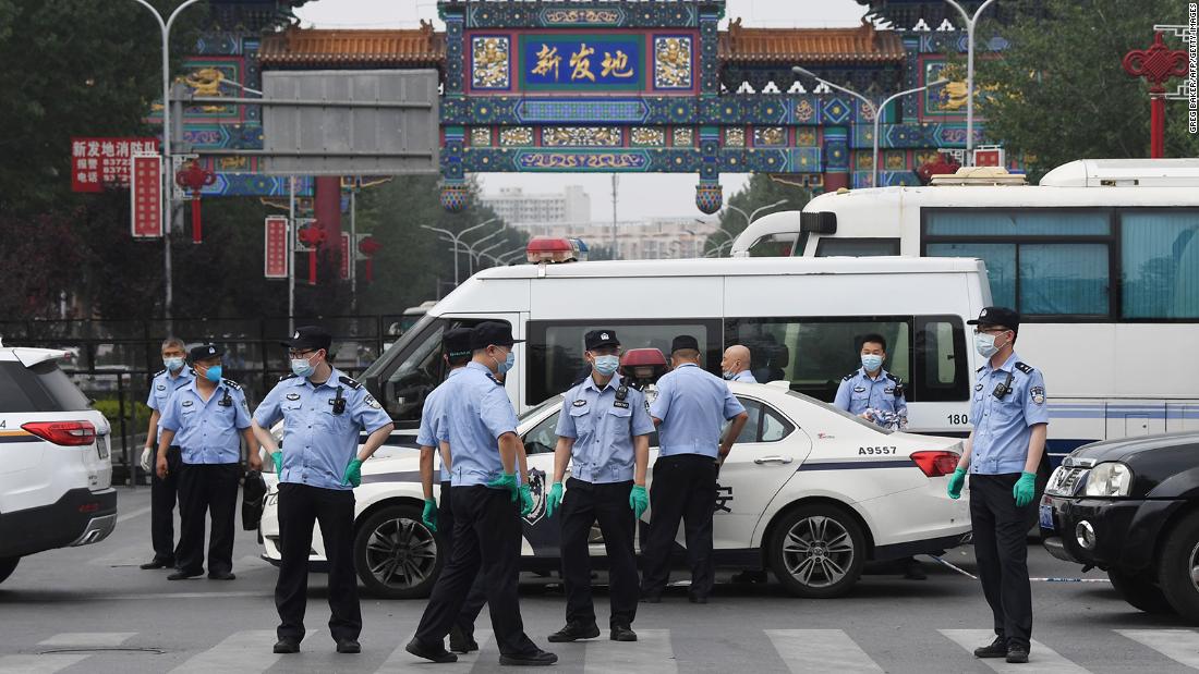 A fresh cluster of novel coronavirus cases have emerged from a wholesale food market in Beijing, after the city reported no new local infections for nearly two months.