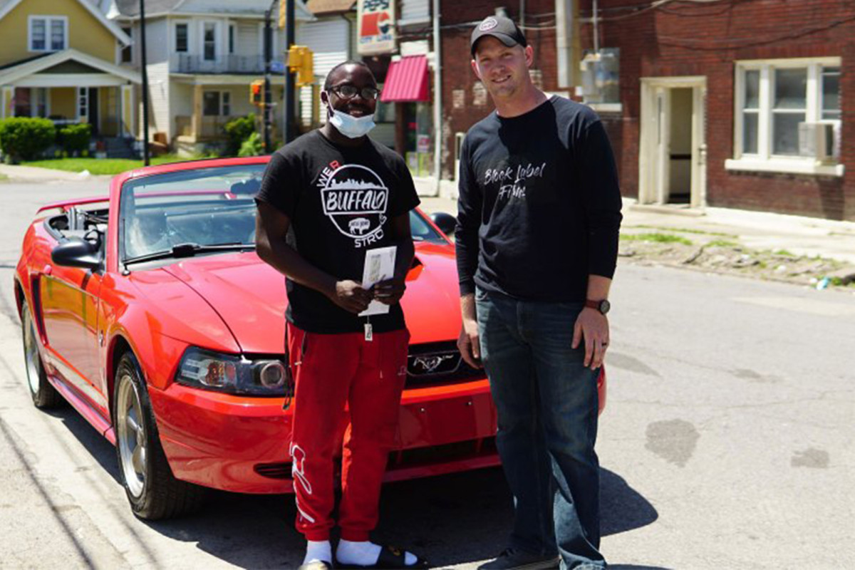Buffalo teen car gets fellowship, cleaned after protests