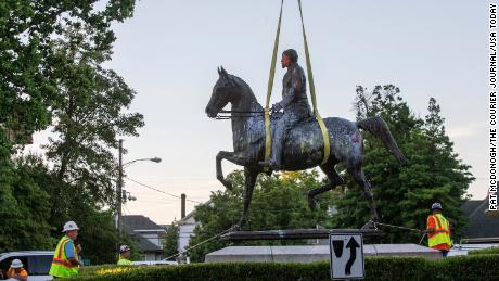 Confederation sculptures descend after the death of George Floyd. Here's what we know