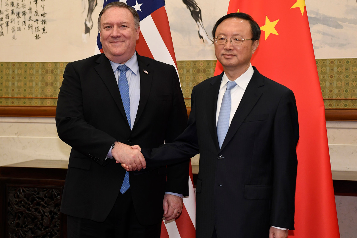 Pompeo and Chinese counterparters meet to calm rising tensions