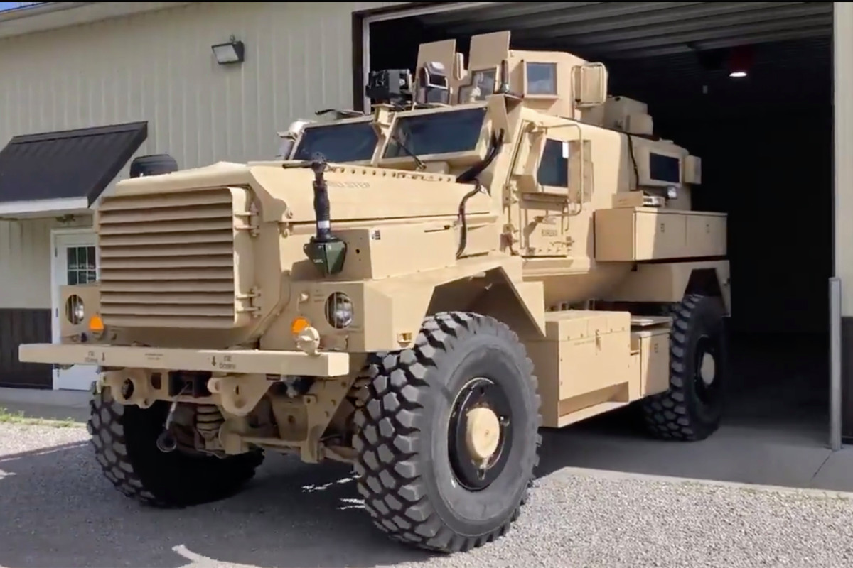 West Virginia police show police vehicle amid calls for demilitarization