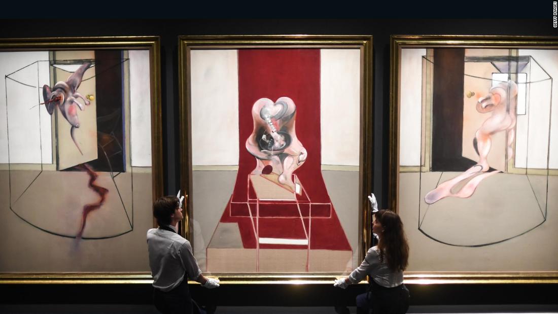 Francis Bacon painting sold for $ 84 million in surreal 'hybrid' virtual auction