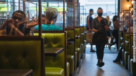 Eating indoors or out: Which restaurant tables are safer?