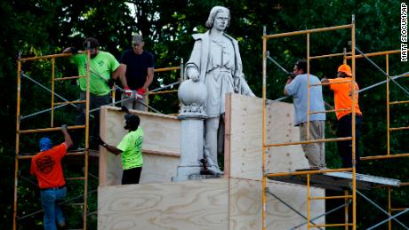 Philadelphia plans to demolish Columbus statue