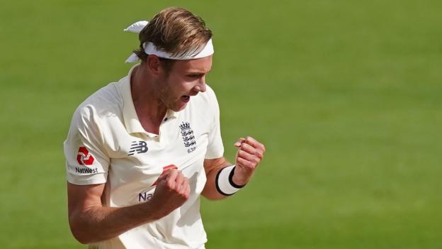 England v West Indies: Stuart Broad wants to play until James Anderson's age
