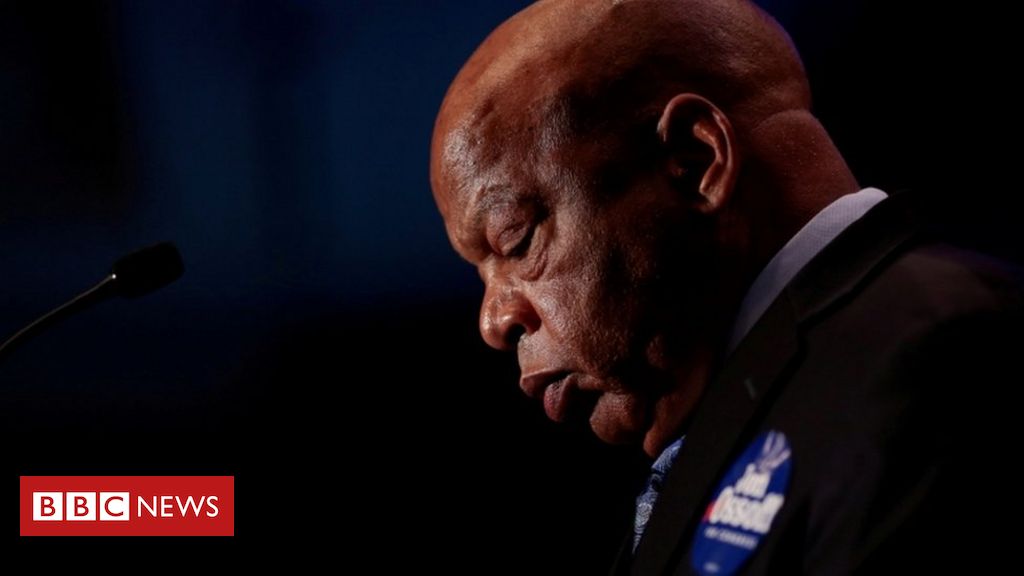 John Lewis: US presidents join tributes to civil rights icon