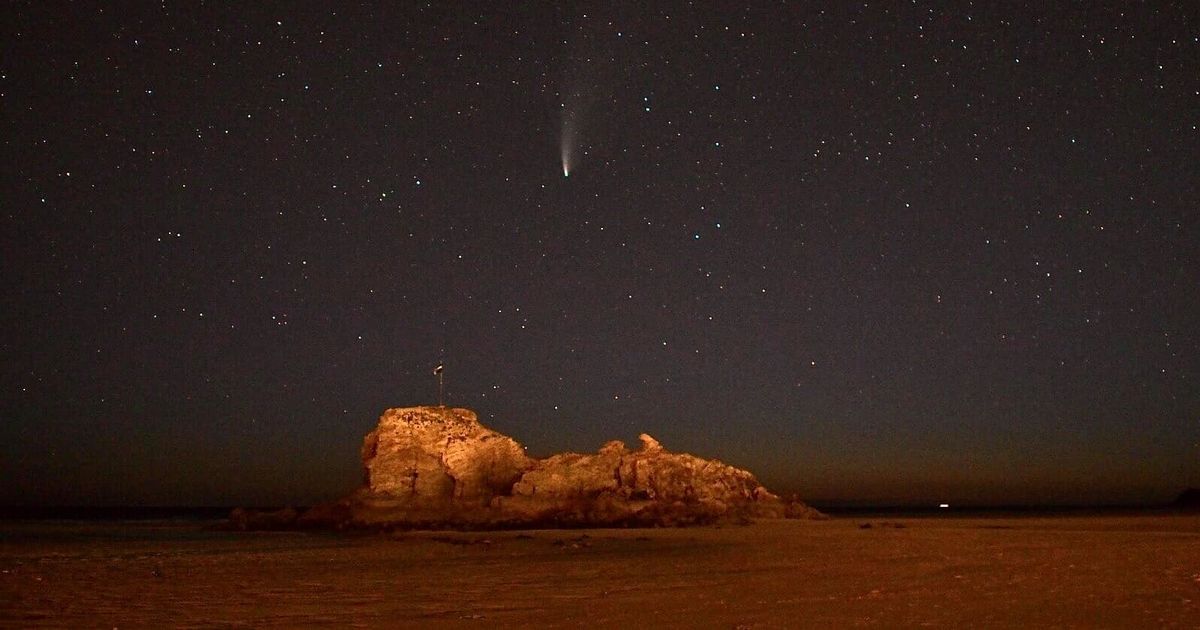 Spectacular photos show Comet Neowise over Cornwall