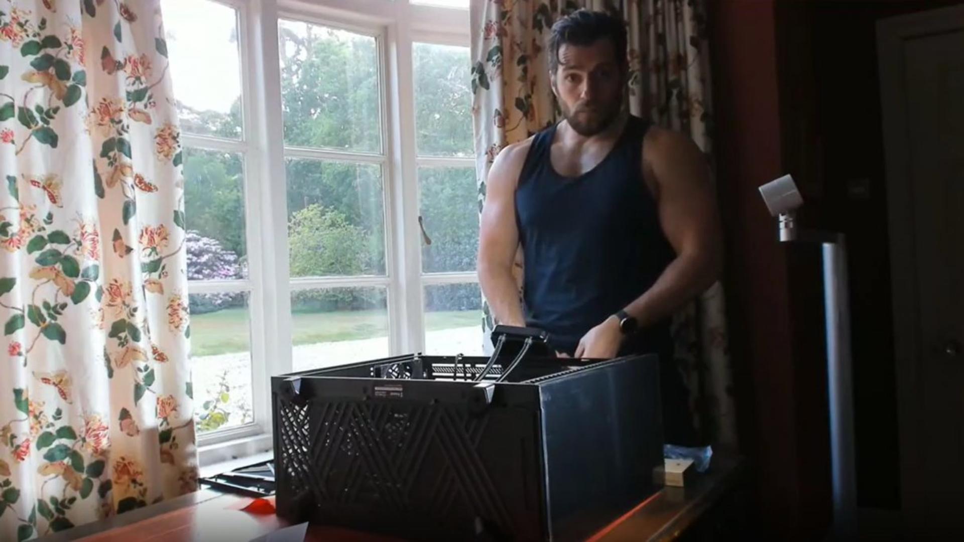 Watching Henry Cavill build a PC gave me a heart attack