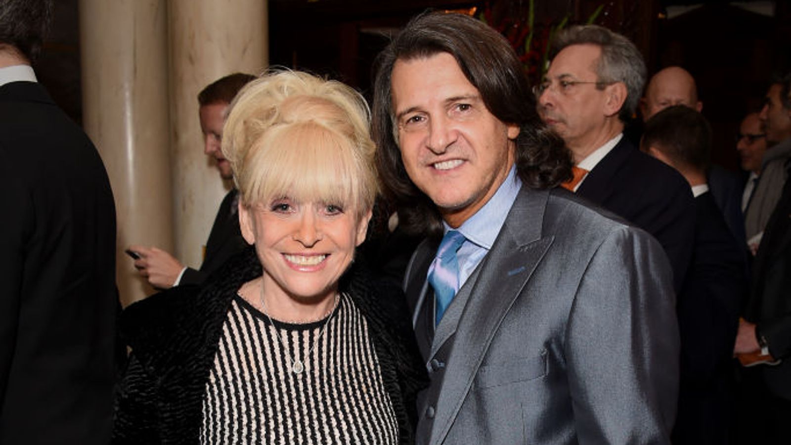 Barbara Windsor and Scott Mitchell are pictured in 2017