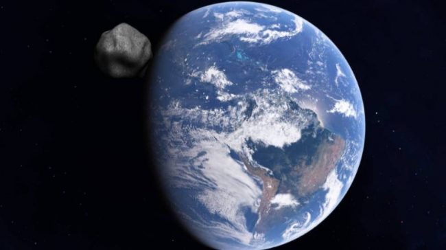 NASA says the 37-meter-long asteroid will make a 'near-Earth approach' today