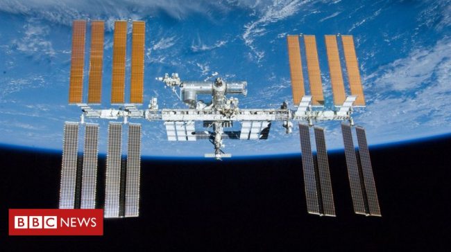 The space station crew woke up to hunt for air leaks
