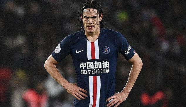Edinson Cavani will have to self-immolate for 14 days and he looks to miss the next game at Man Utd.