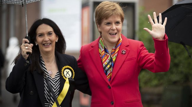 Scottish MP Margaret Covid called for chatter on Nicola Starzan's second briefing slip