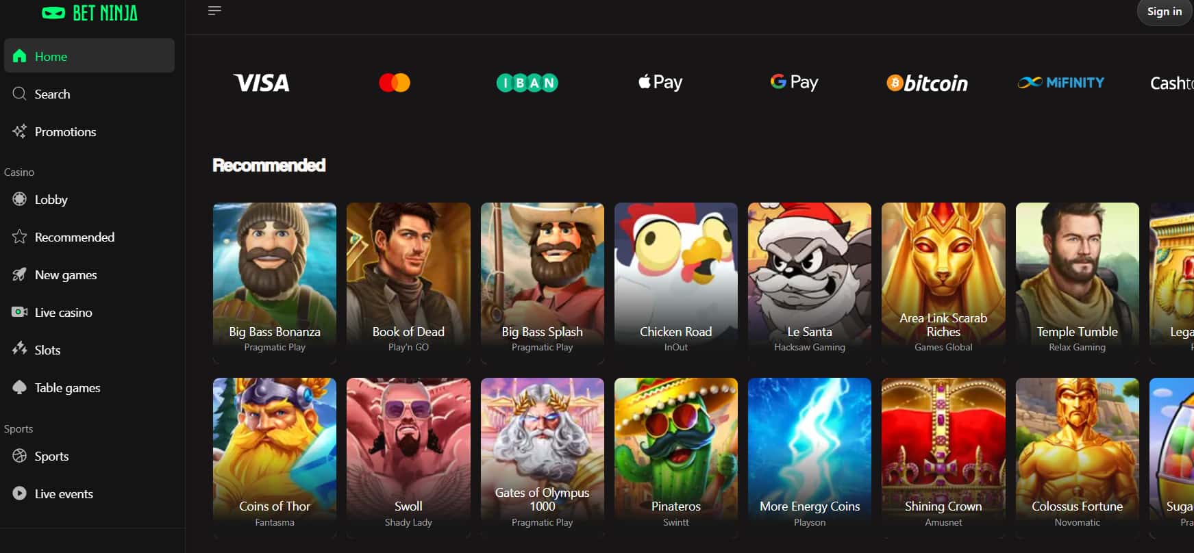 betninja crypto casino